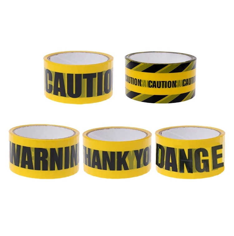 FENGRISE 1 Roll Yellow Warning Tapes Sticker DIY Birthday Party Decoration Construction Party Supplies Hen Wedding Party Items