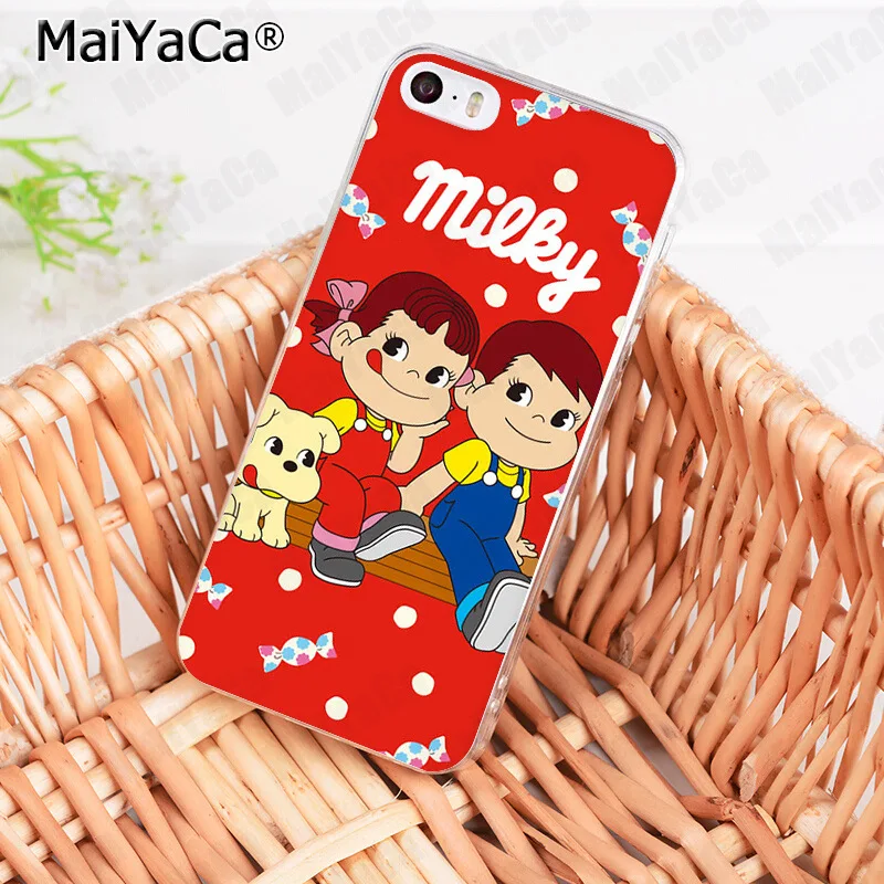 Fujiya молочный Пеко Чан Coque Shell чехол для телефона iphone 12 11 Pro 8 7 6 6S Plus X 5 5S SE XS XR
