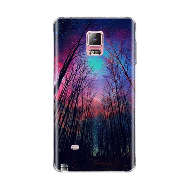 Для Samsung Galaxy Note 4 Note4 силиконовый чехол ТПУ задняя крышка 3D милая Капа для Coque N9100 N910F