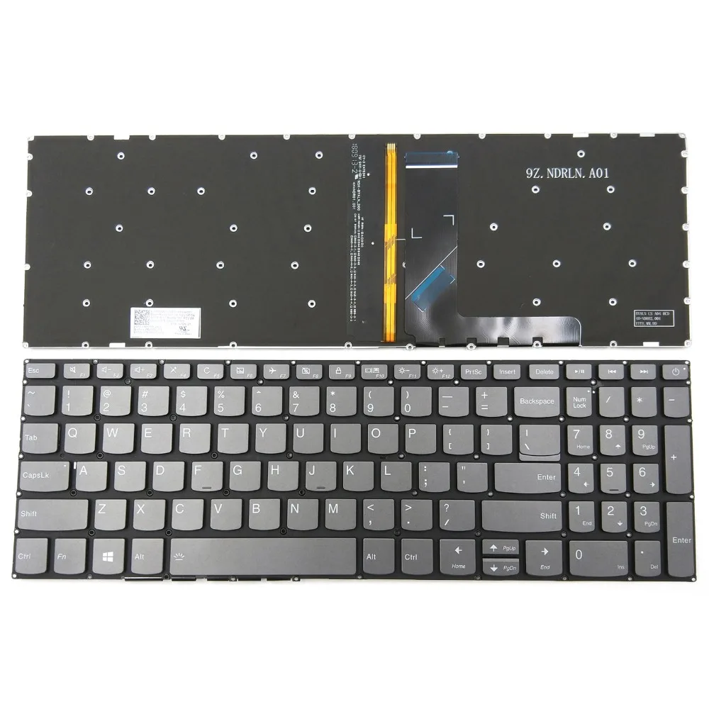 Новая клавиатура с подсветкой для Lenovo IdeaPad 320 15ABR Type 80XS 15AST 80XV 15IAP 80XR 81A3 15IKB 80XL 80YE