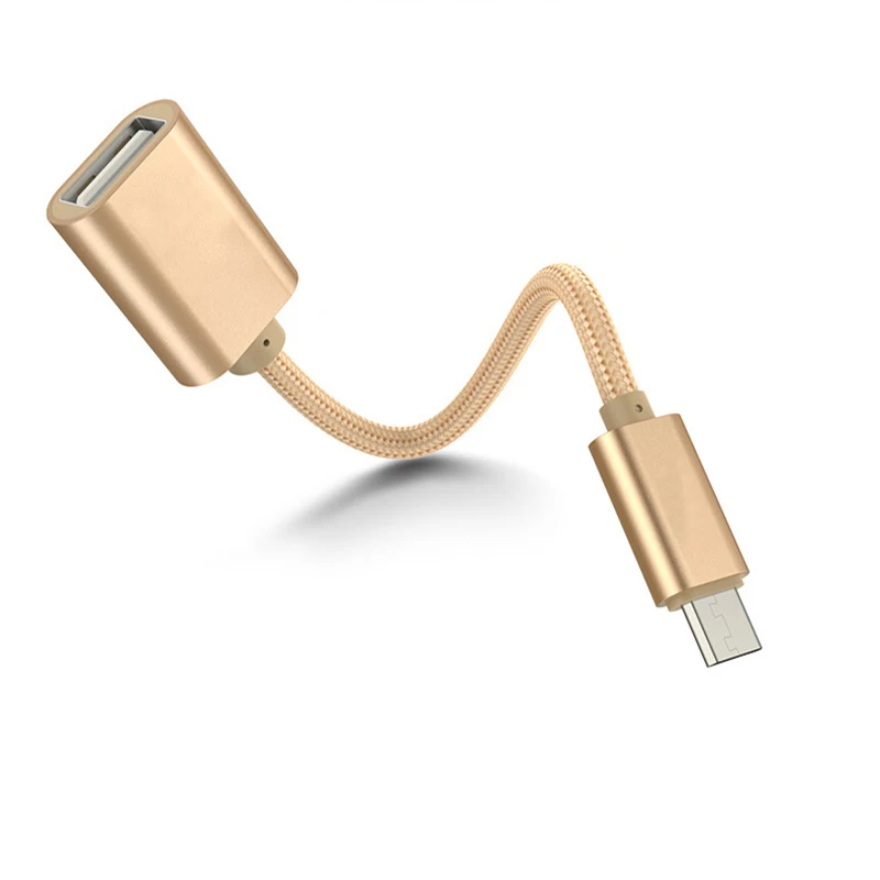 FFFAS Стандартный Android Micro USB OTG кабель 15 см игровой OTG адаптер мобильный телефон игры мышь разъем для клавиатуры для samsung USB Flash