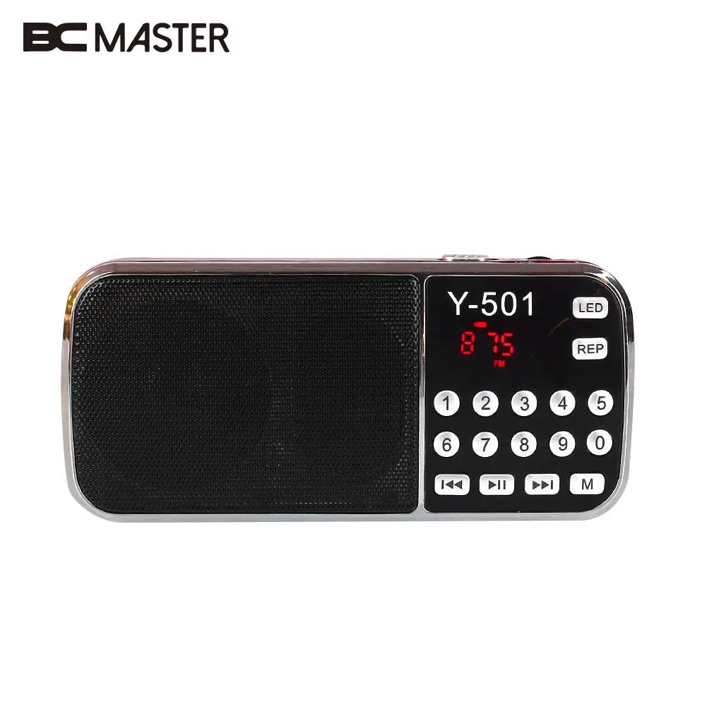 BCMaster карманный персональный цифровой стерео fm радио портативное мини