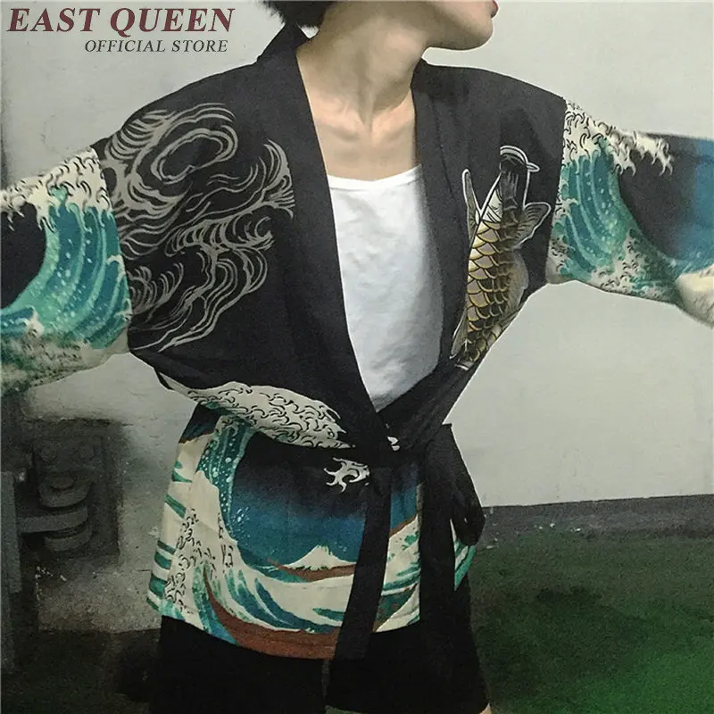 Кимоно женское в японском стиле кардиган для косплея жакет рубашка юката Пляжное