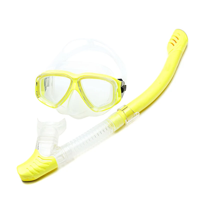 Набор для ныряния с сухой трубкой анти туман широкие прозрачные очки просмотра