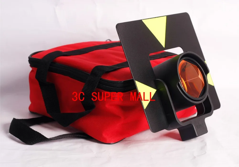 Новый одиночный призма с мягкой сумкой для LEICA Тип общая станция Смещение: 0 мм |