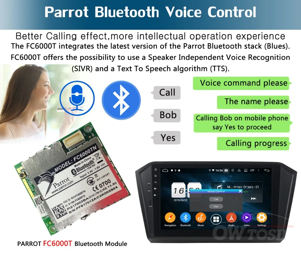 10," ips 8 Core 4G+ 64G Android 9,0 автомобильный dvd-радиоплеер gps для VW PASSAT B8 Magotan DSP CarPlay попугай BT