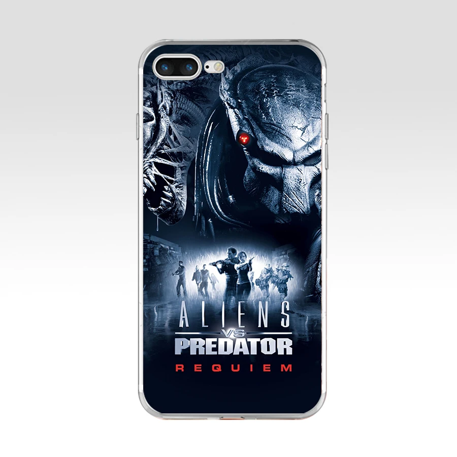 16AQ Alien Vs Predator чехол из мягкого ТПУ силикона для Apple iPhone 6 6s 7 8 plus | Мобильные телефоны