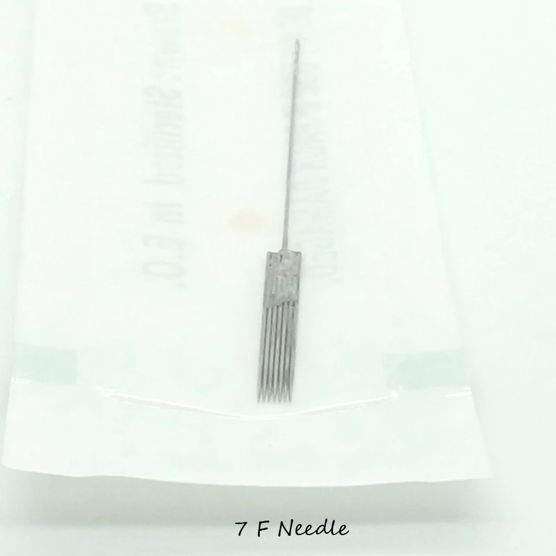 7F иглы Одноразовые стерилизованные Профессиональные татуировки для аппарат в