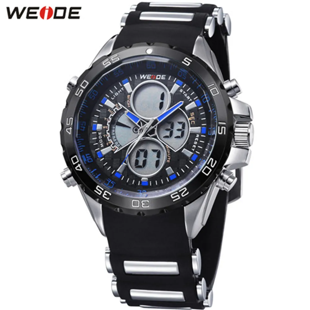 Оригинальные повседневные военные спортивные часы WEIDE мужские Цифровые