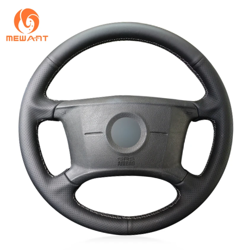 

MEWANT Genuine leather Black Suede Car Steering Wheel Cover for BMW E36 1995-1997 E46 1998-2004 E39 1995-2003 X3 E83 X5 E53