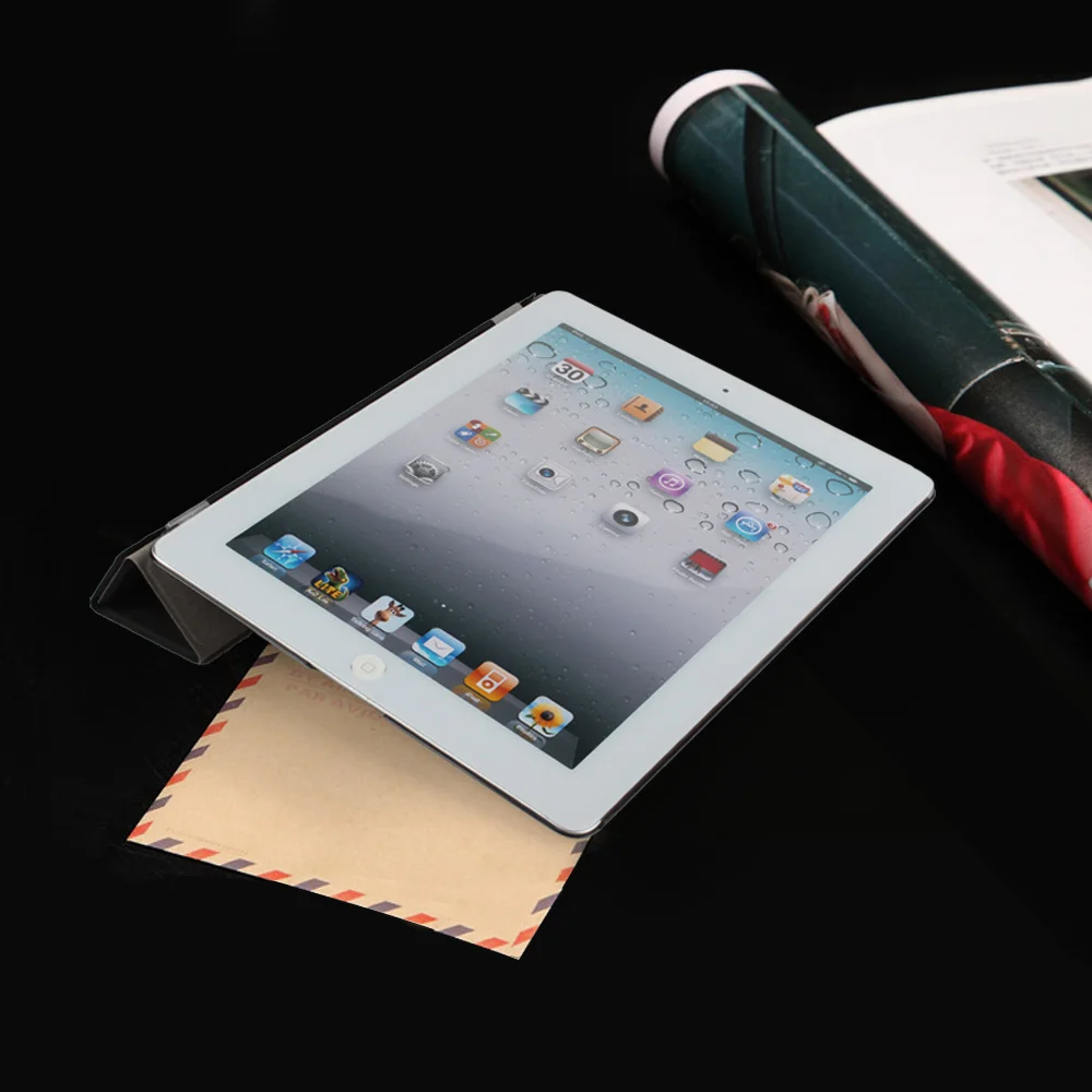 Чехол накладка из искусственной кожи Batianda тонкий складной магнитный передний