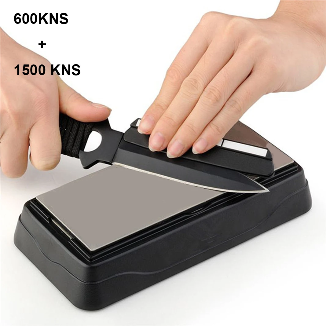 

600/1500 Grit Diamond Whetstone Knife Sharpening Stone Kitchen Chef Knife Grinding Sharpening Grindstone system