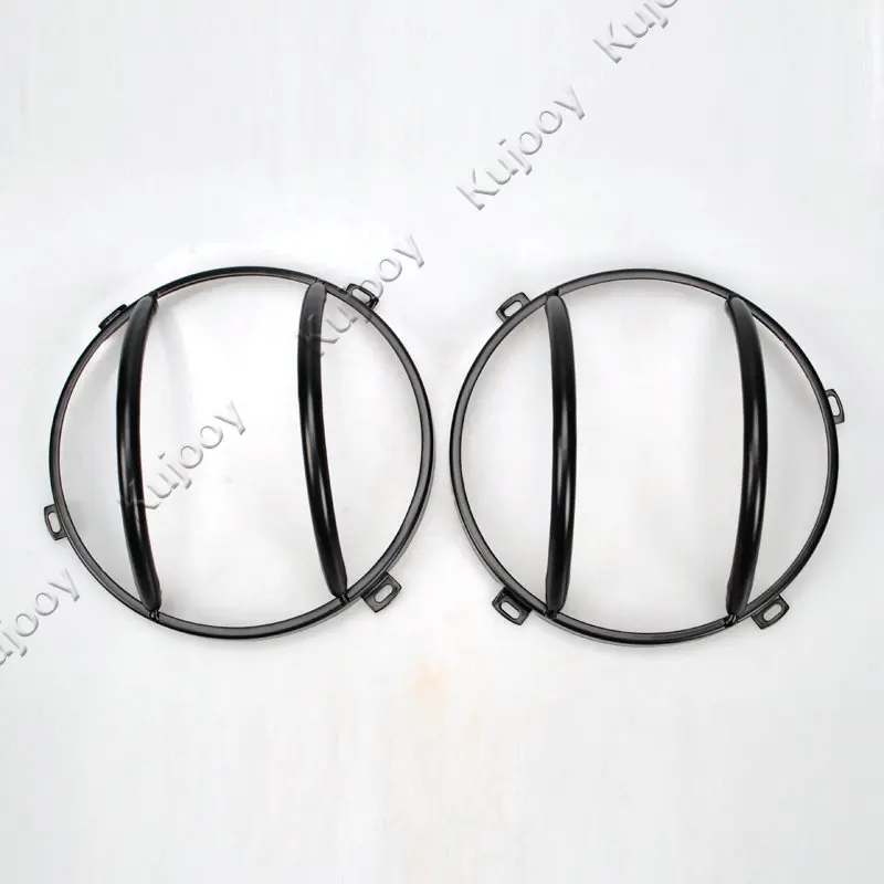 2 шт. металлическая передняя фара для Jeep Wrangler 2007 2016|metal style|wrangler accessories jeepmetal black |