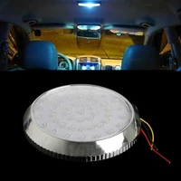 car vehicle 12v 46 led interior indoor roof ceiling dome light white lamp interior lights new