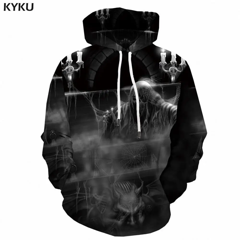 3d hoodies 06 KYKU Камуфляжный худи мужской уличная одежда серый камуфляж 3d толстовки аниме принт толстовка с капюшоном Военный Винтаж мужская одежда пуловер - Цвет: 3d hoodies 06