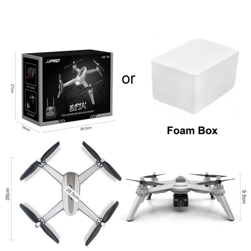 JJRC JJPRO X5 Радиоуправляемый Дрон 5G Wi-Fi FPV дроны gps позиционирование высота удержания 1080P камера интересный бесщеточный мотор