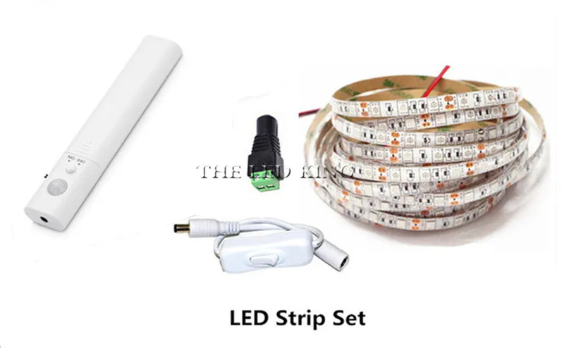 Гибкий светодиодный светильник для кухонных шкафов с датчиком движения лампа