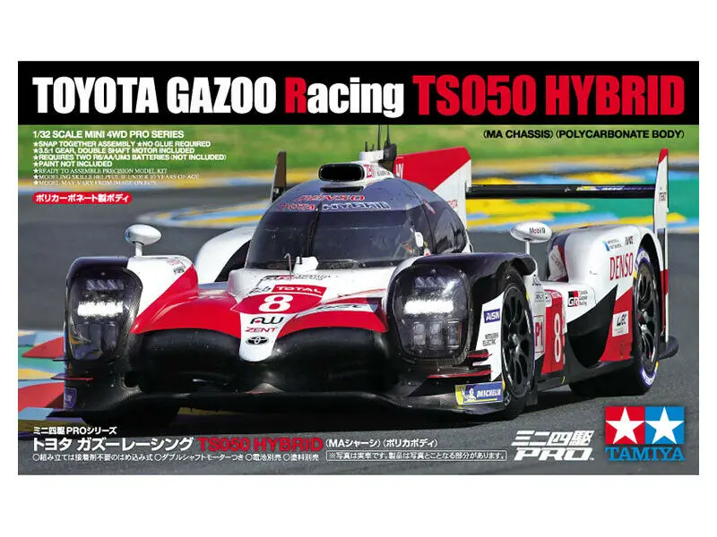 Мини 4WD TOYOTA GAZOO гоночный TS050 Гибридный (MA корпус) модель tmiya 18652|Детали и аксессуары|