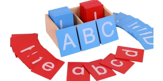 Новый Монтессори игрушки для 3-летних наждачная бумага буквы Обучающие Игрушки