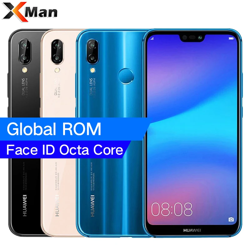 Huawei Nova 3e P20 lite 5 84 &quot3000 мАч 4 Гб оперативная память 64 Встроенная Kirin 659 Octa Core Face ID