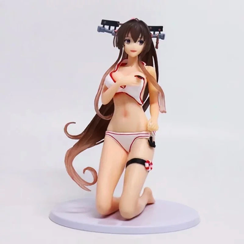 Бесплатная Доставка 6 7 &quotKantai Коллекция аниме Kan Colle Yamato бикини в коробке 17 см ПВХ