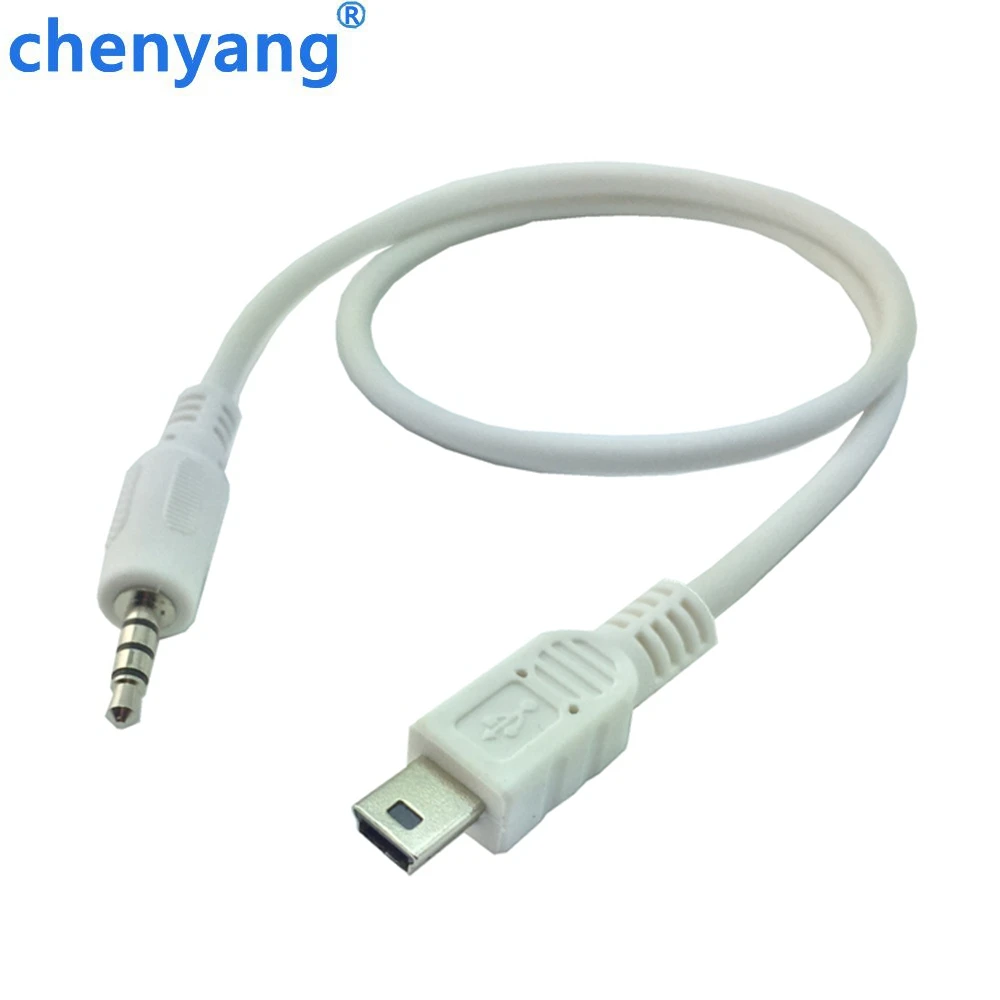 Мини адаптер с USB на 3 5 мм стерео разъем автомобильный Hi Fi аудиокабель AUX для MP3 MP4 50