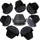 49 мм 52 мм 55 мм 58 мм 62 мм 67 мм 72 мм 77 мм Резьбовая бленда для объектива с лепестками цветов для Nikon Canon Sony Fuji Olympus DSLR камеры