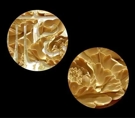 3d обои на заказ нетканые пионы из массива дерева фигурка Буфорда гостиная ТВ