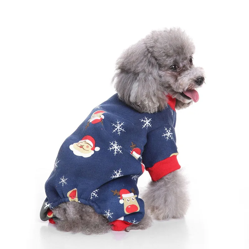 Новинка 2017 Одежда для собак осени и зимы вечеринки Рождественский хлопковый