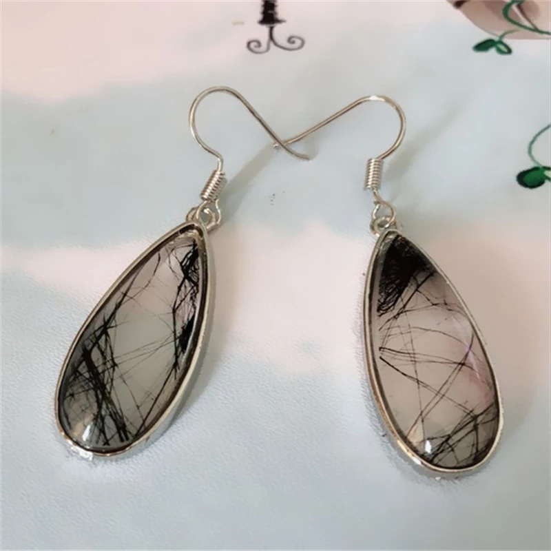 Корейские модные серьги из прозрачного камня для женщин подарок горячая