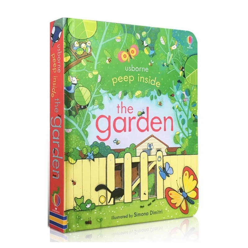 Изучите интерьер сада изучите английский Обучающие 3d-книжки с откидной крышкой