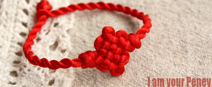 Китайский узел линия 5 2,5 мм толстый Плетеный веревочный провод DIY ручной провод 4 метра#1393
