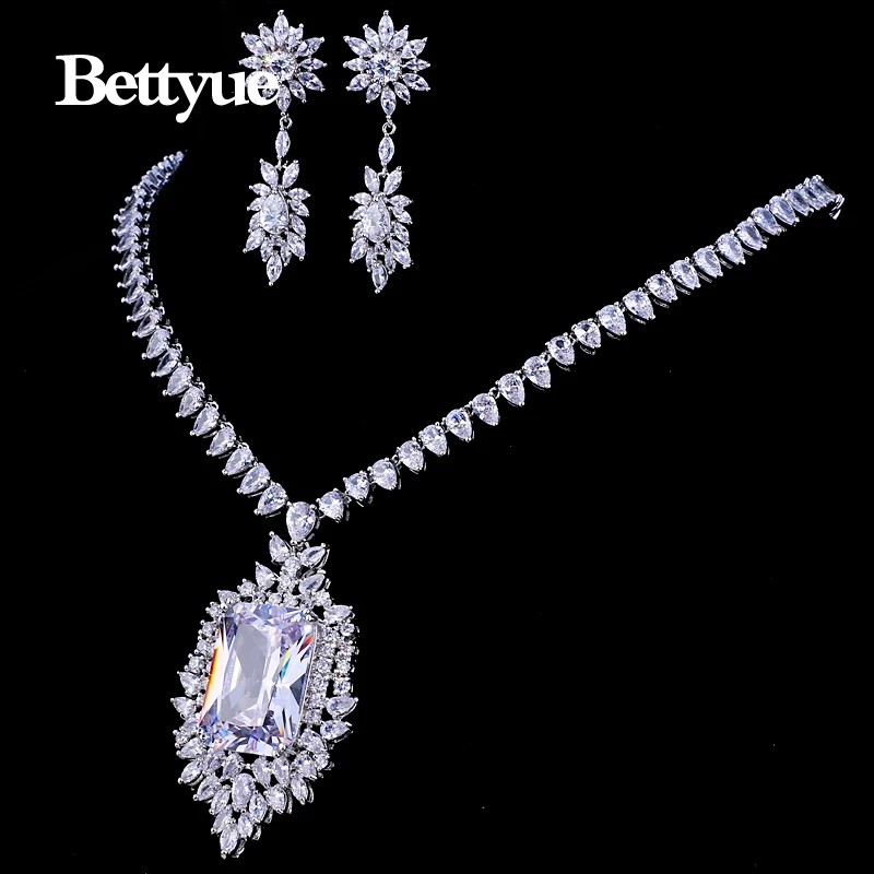 Женский Ювелирный Комплект Bettyue ювелирный набор из двух цветов с большим