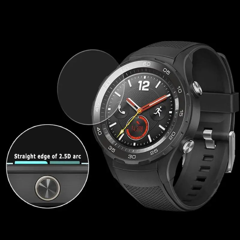 2 шт закаленное стекло Защитные пленки протектор экрана для huawei Watch 2
