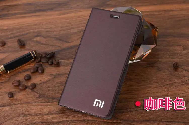 brown Чехол для Xiaomi Redmi 5A, роскошный тонкий стильный кожаный чехол-бумажник с откидной крышкой для Xiaomi Redmi 5a, держатель для карт, сумка для телефона - Цвет: brown