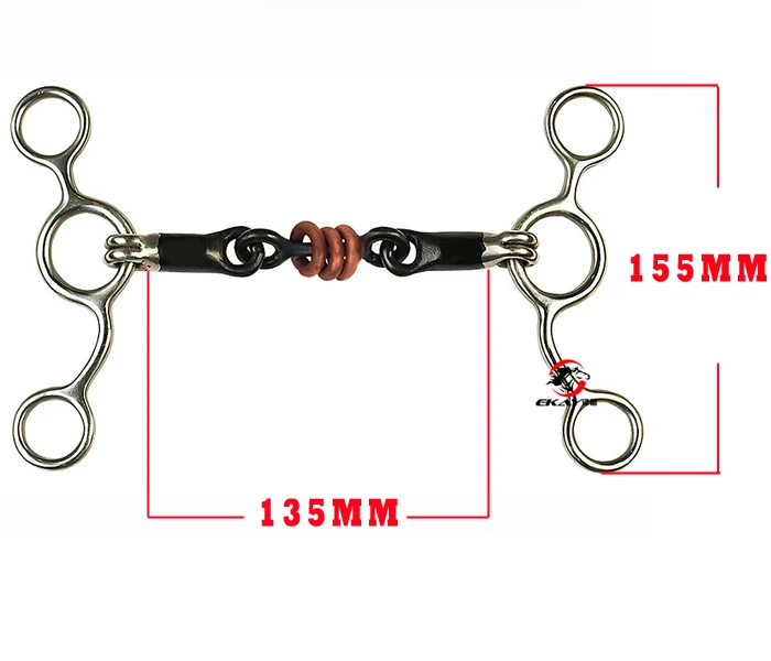 Бесплатная доставка Черный Стальной конский кляп BS Двойной Шарнирный рот с
