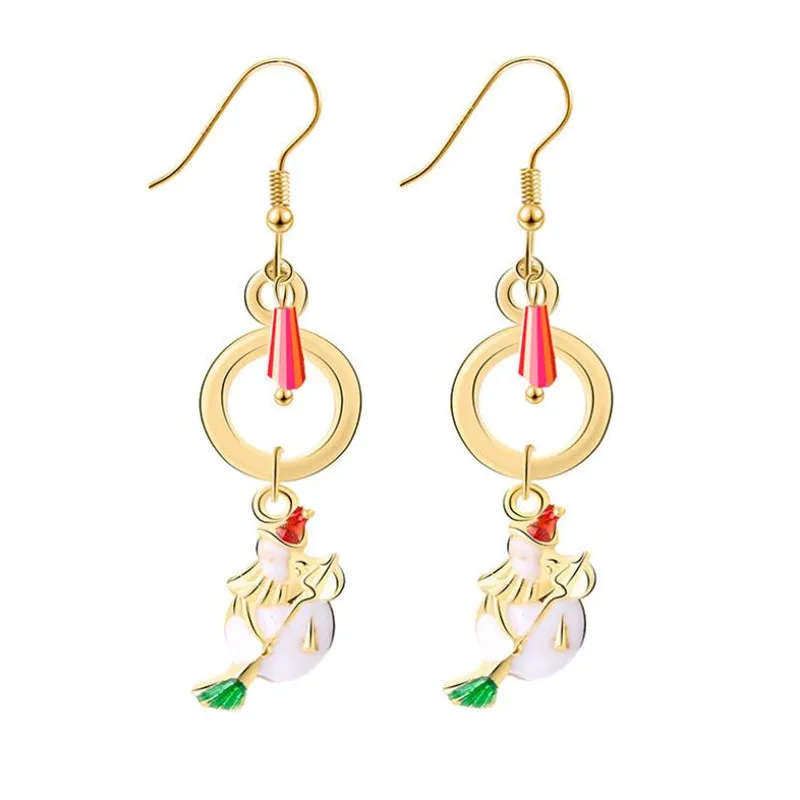 DoreenBeads модные милые Золотые/серебристый рождественские геометрические