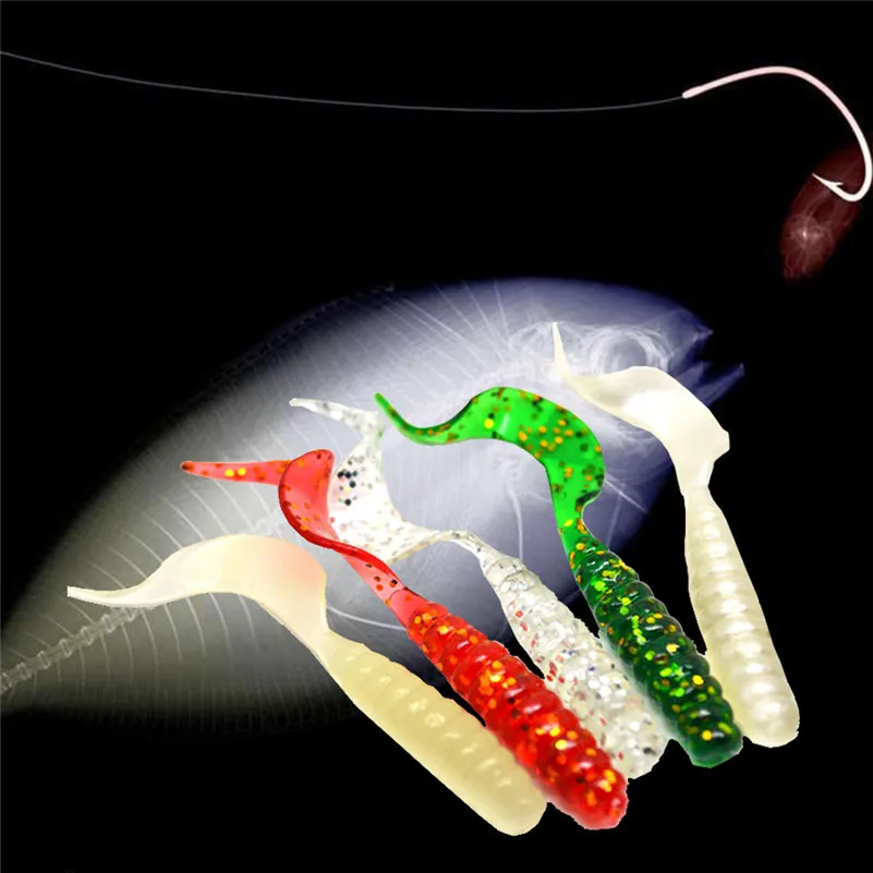 10 шт. мягкая рыболовная приманка в виде червя | Спорт и развлечения