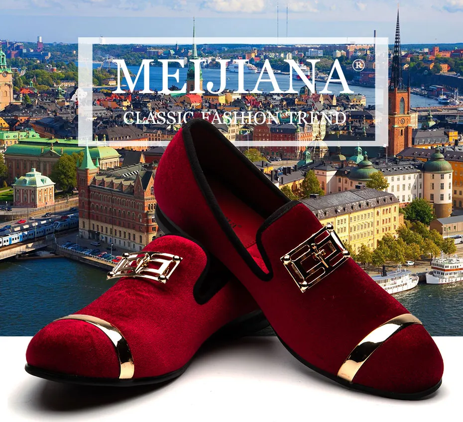 MEIJIANA/свадебные туфли; Брендовые мужские лоферы; коллекция года; Мужские Кожаные слипоны; мужские лоферы из высококачественной кожи