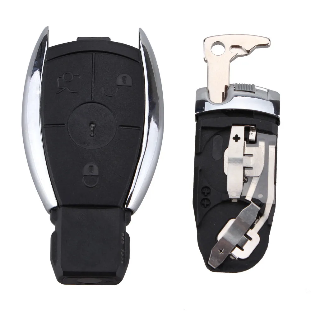 3 Кнопки 3 кнопки Smart Key Shell с пластиковой доской для Mercedes-Benz W211 с маленьким ключом - Количество кнопок: 3 Кнопки
