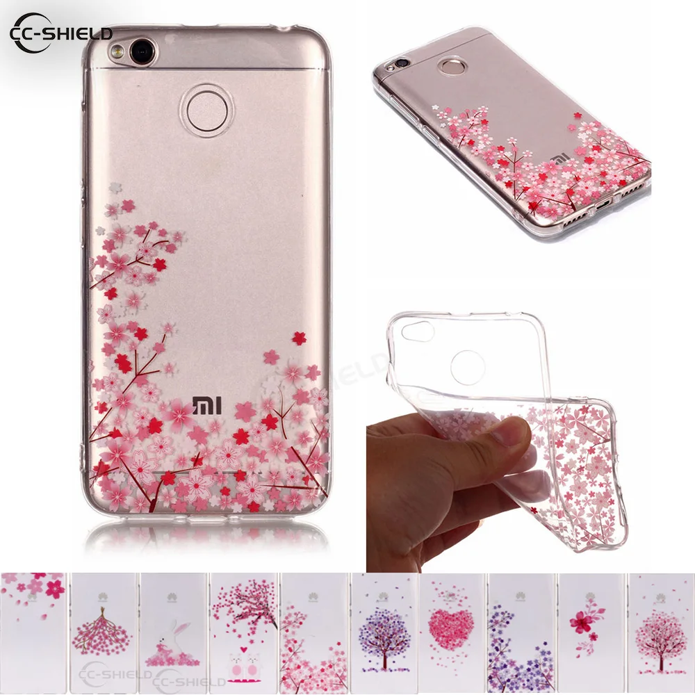 TPU Soft Case for Xiaomi Redmi 4X 4 X Redmi4X Painting Phone X4 Red mi Redmi4 Silicone Cover |