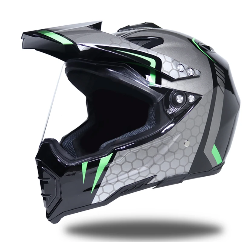 Мужские moto s moto rcycle шлем внедорожный casco moto крест шлем утвержденный capacete полное лицо moto крест шлем - Цвет: 1a