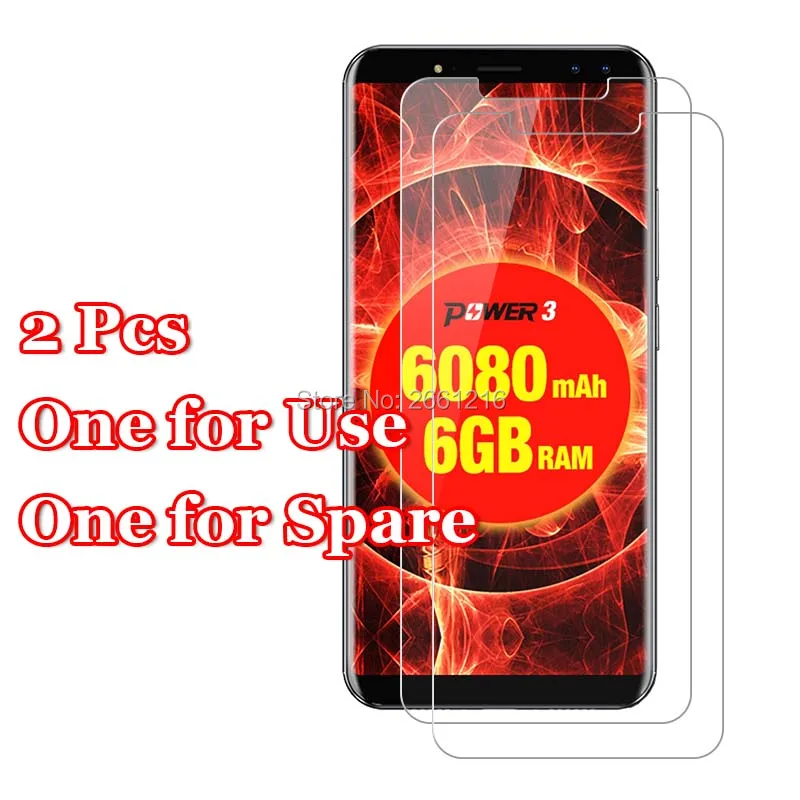 2 шт./лот для Ulefone Power 3 Закаленное Стекло 9H 2.5D Премиум Защитная пленка экрана 3S 6 0&quot