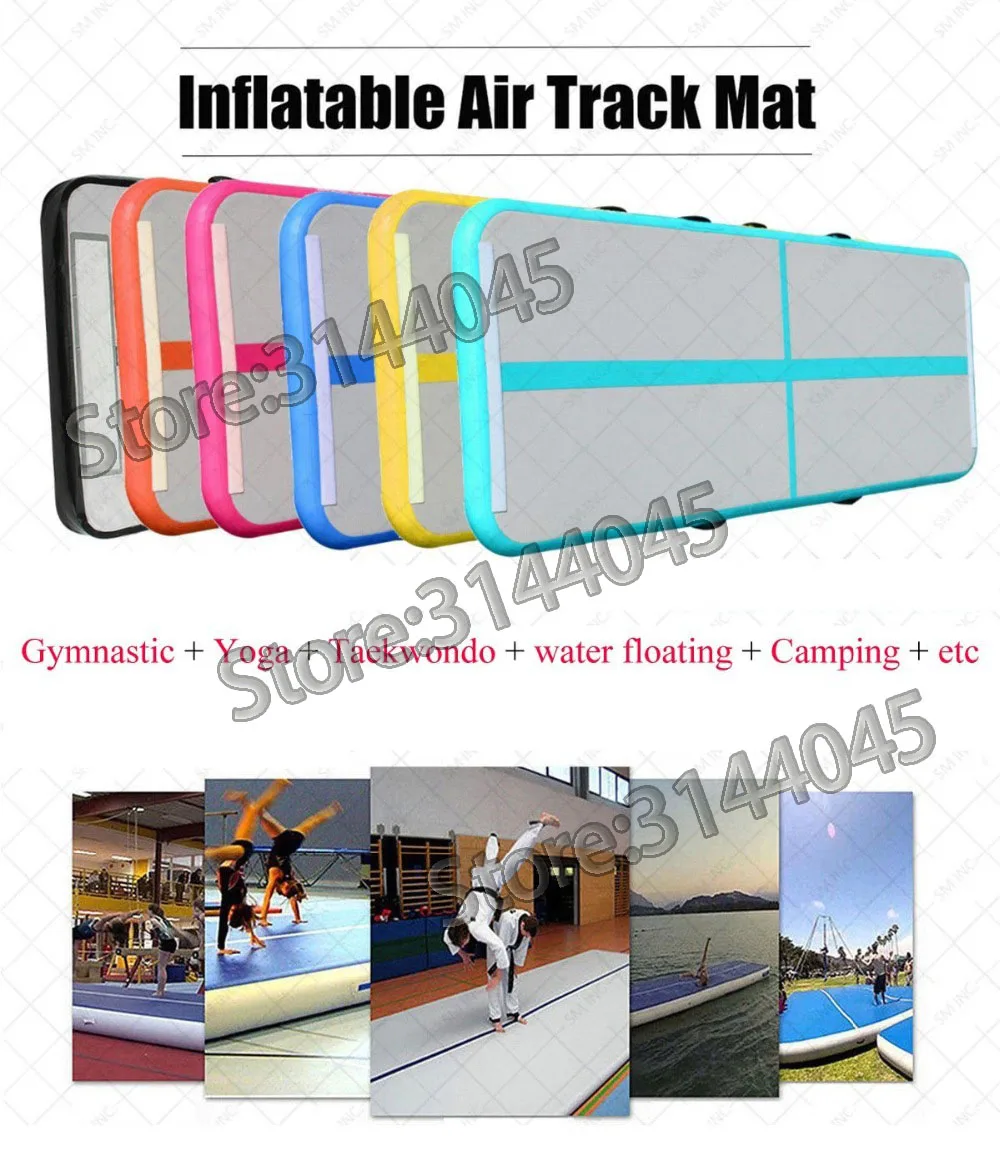 Надувной коврик для гимнастики Электрический дома/Черлидинга/пляжа/парка или