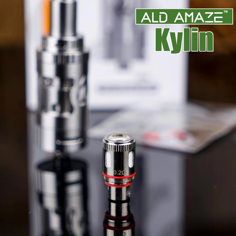 ALD Amaze Kylin низкое сопротивление супер пара 2 мл электронная сигарета атомайзер ACE