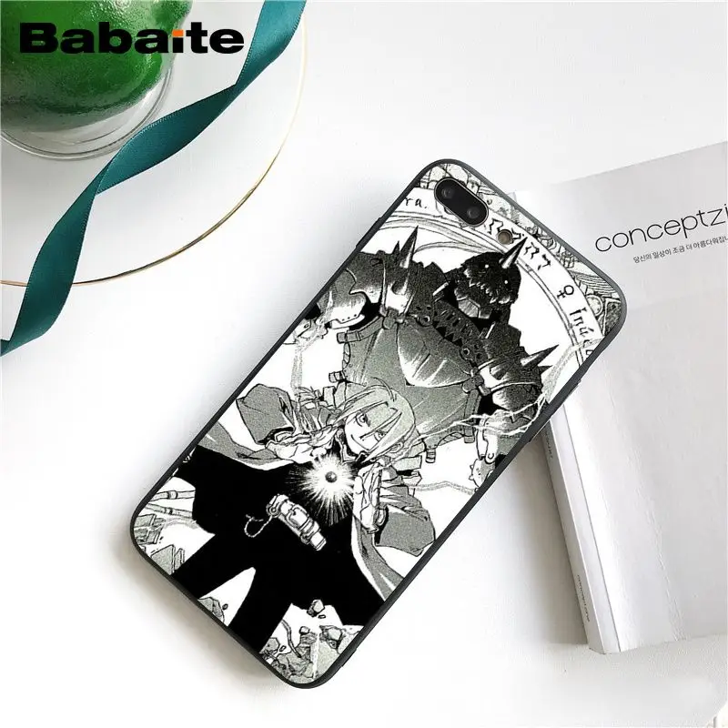 Babaite металлический чехол для телефона аниме «Братья алхимиков» для iphone 11 Pro 11Pro Max X XS MAX 6 6S 7 7plus 8 8Plus 5 5S XR - Цвет: A10