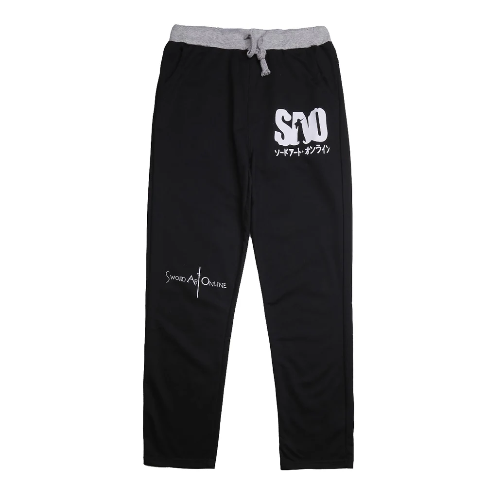 

Sword Art Online Kirito Pants SAO men women Trousers casual Slacks Anime Cosplay Costume