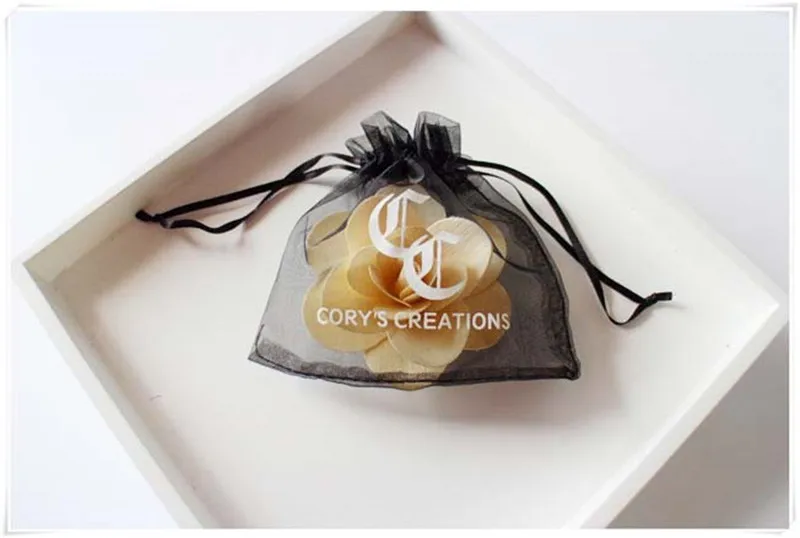 

Подарочный мешок из органзы с индивидуальным логотипом, мешочек из органзы, сумки из органзы на шнурке, упаковка для ювелирных изделий