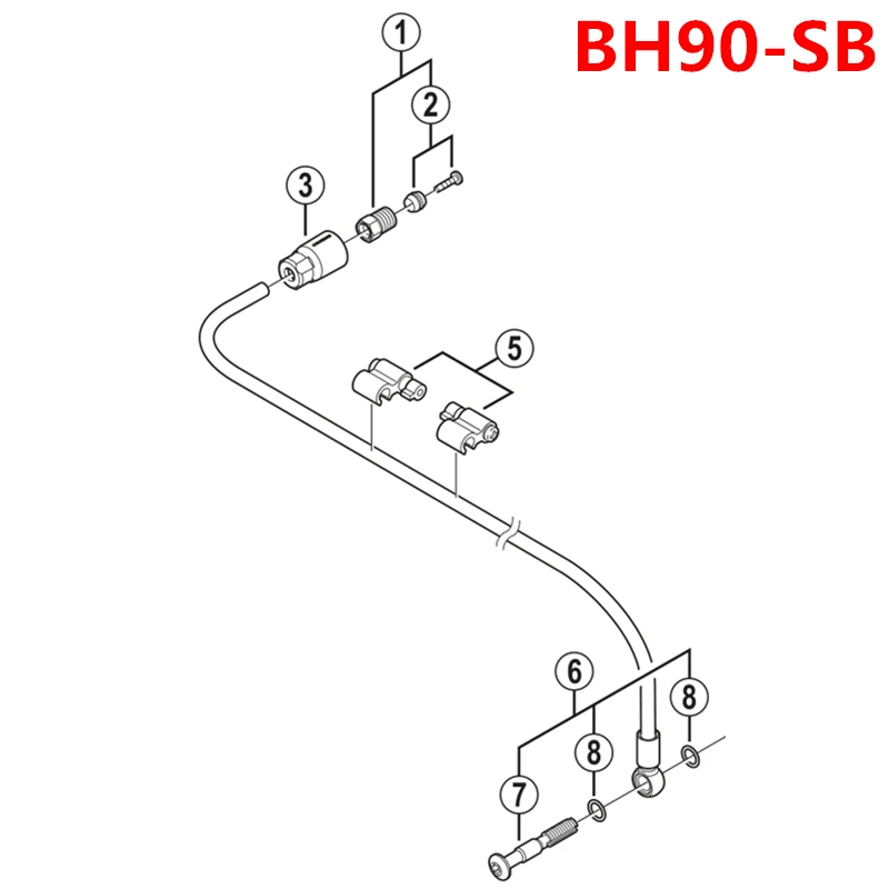 Shimano гидравлический диск SLX M675 M7000 XT M785 M8000 XTR BH90-SBM тормозной шланг DEORE M596 M615 M6000 BH90-SS тормозной шланг