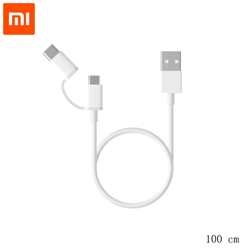 Оригинальный кабель Xiaomi Type-C Micro Line для зарядки и передачи данных 100 см